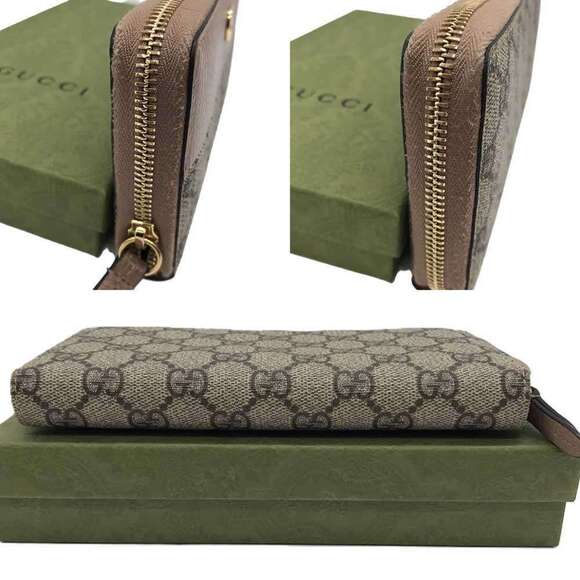 GUCCI Beige Leather Wallet - Picture 3 of 6